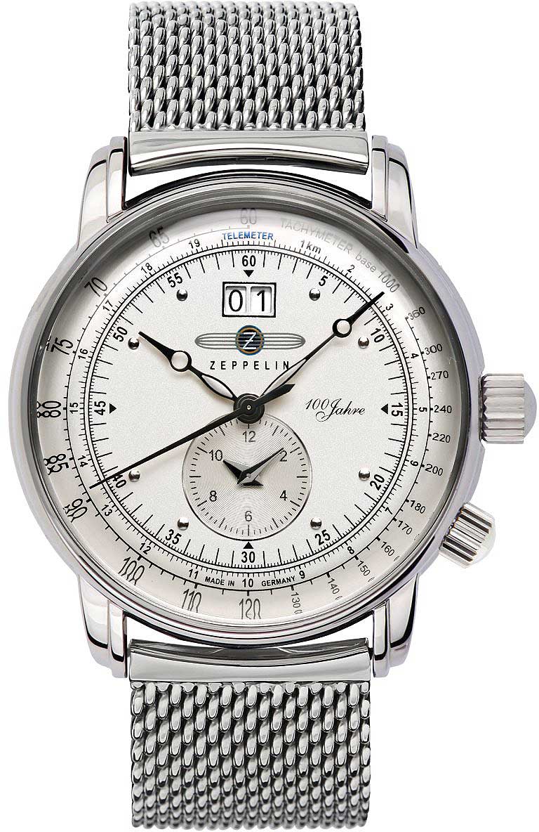 Zeppelin 100 Jahre Zeppelin 7640M-1 Herren Uhr • Quarz Uhrwerk • GMT-Funktion