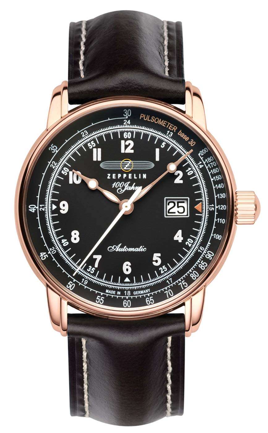 Zeppelin 100 Jahre 7654-2 Herren Uhr • Automatik • Saphirglas