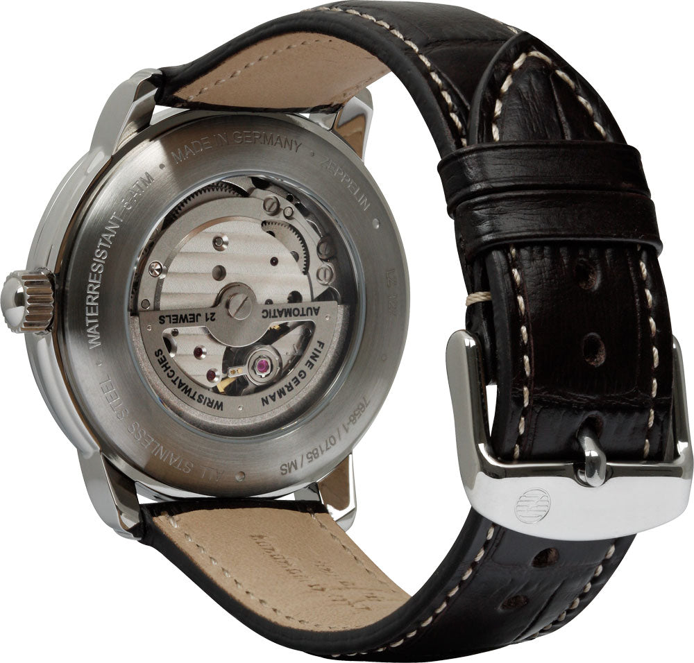 Zeppelin LZ 127 Graf Zeppelin 7656-1 Herren Uhr • Automatik • Glasboden