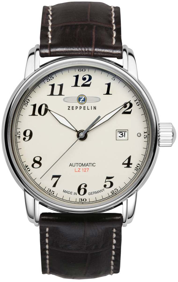 Zeppelin LZ 127 Graf Zeppelin 7656-5 Herren Uhr • Automatik • Klassisches Design