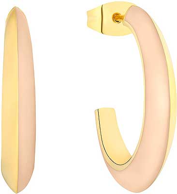Two-tone creoles - s.Oliver Jewelry Model: 2036843