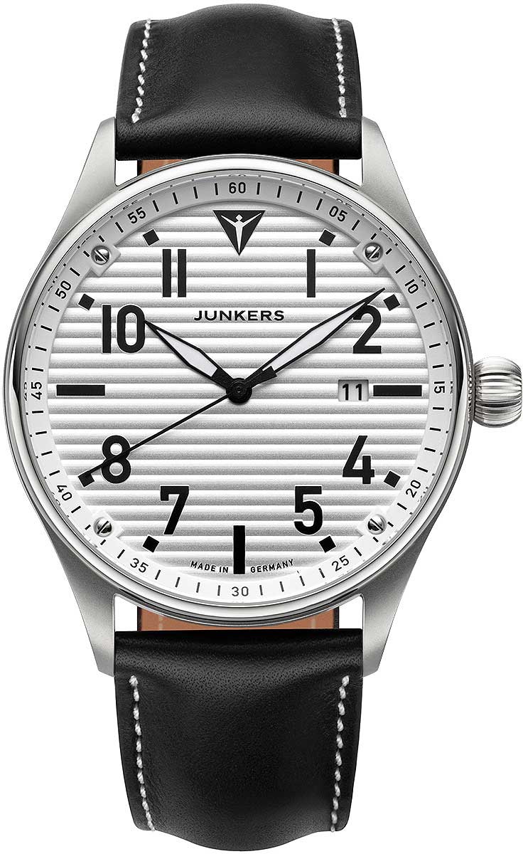 Junkers Flieger 9.02.03.03 Herren Uhr • Saphirglas • Wellblech-Zifferblatt