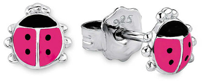 Prinzessin Lillifee 9045990 Ohrstecker Marienkäfer pink