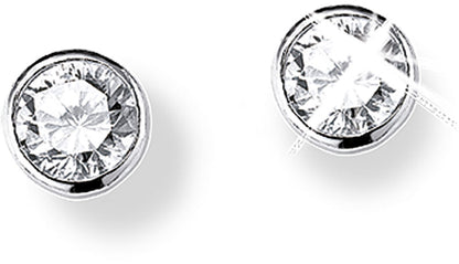 Stud Earrings with Zirconia Stone - s.Oliver Jewelry Model: 9079094