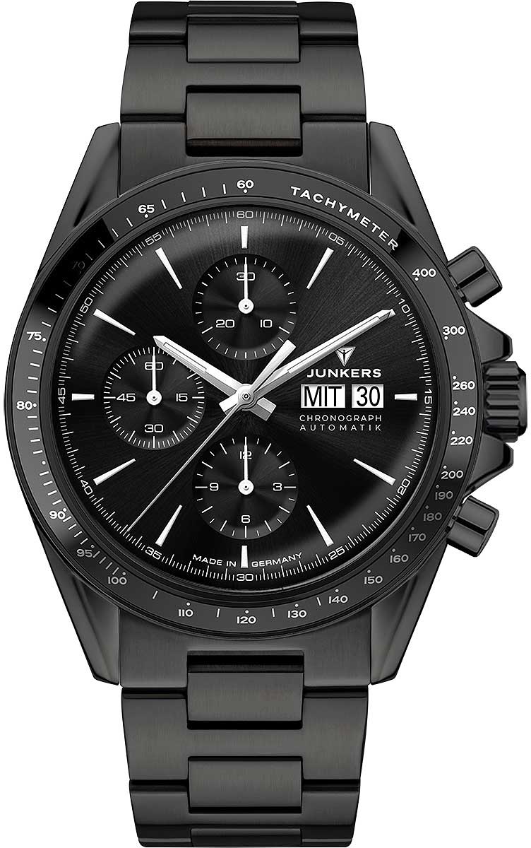 Junkers 100 Years Bauhaus 9.09.01.02 Unisex Uhr • Quarz Uhrwerk • Edelstahl Gehäuse