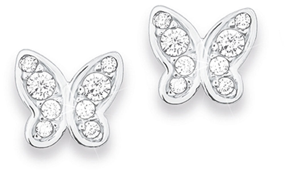 Kinder Ohrstecker Schmetterling - s.Oliver Jewelry Modell: 2031532