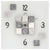 Wanduhr modern 30 x 30 x 5 cm - AMS Modell: 9276