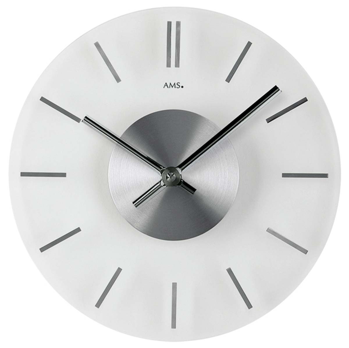 Wanduhr modern Durchmesser: 30 cm - AMS Modell: 9318