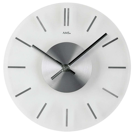 Wanduhr modern Durchmesser: 30 cm - AMS Modell: 9318