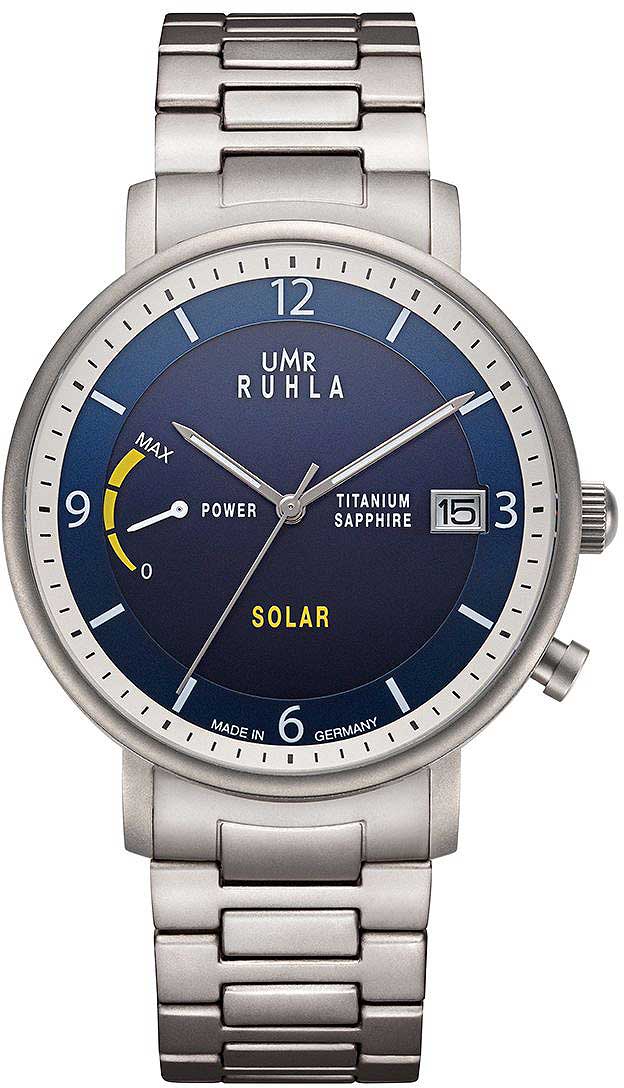 Ruhla RUHLA-Solar RUHLA-94103M Herren Uhr • Solarwerk • Saphirglas