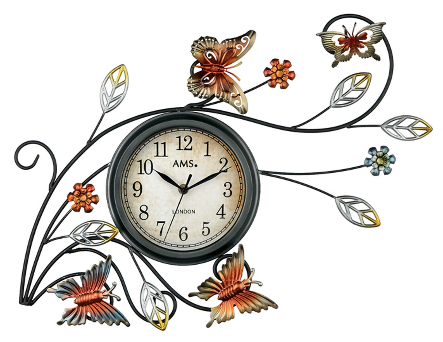 Wanduhr modern 57 x 43 x 5 cm - AMS Modell: 9446