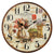 AMS Wanduhr 40x40x3 cm Glas • Modernes Design • Präzises Quarz Uhrwerk