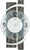 AMS Wanduhr 40x23x6 cm Holz • Geräuschloses Quarzwerk • Modernes Design