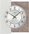 Wanduhr modern Holz 25 cm x 29 cm x 5 cm - AMS Modell: 9580