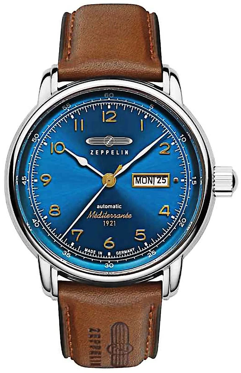 Zeppelin 100 Years Méditerranée 9664-3 Herrenuhr • Automatikwerk • Made in Germany