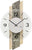 Wanduhr modern 27 x 44 x 6 cm - AMS Modell: 9664