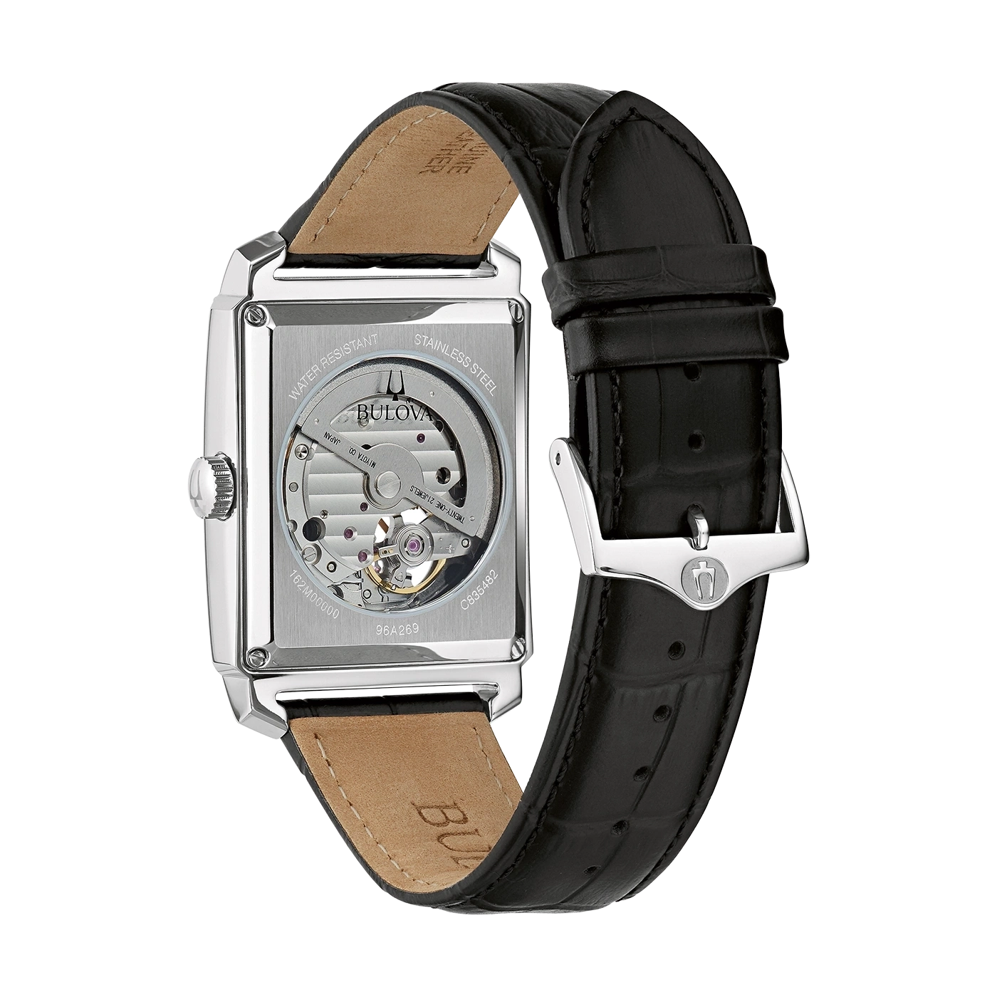 Bulova Sutton 96A269 Herren Uhr • Automatikwerk • Offenes Herz Zifferblatt