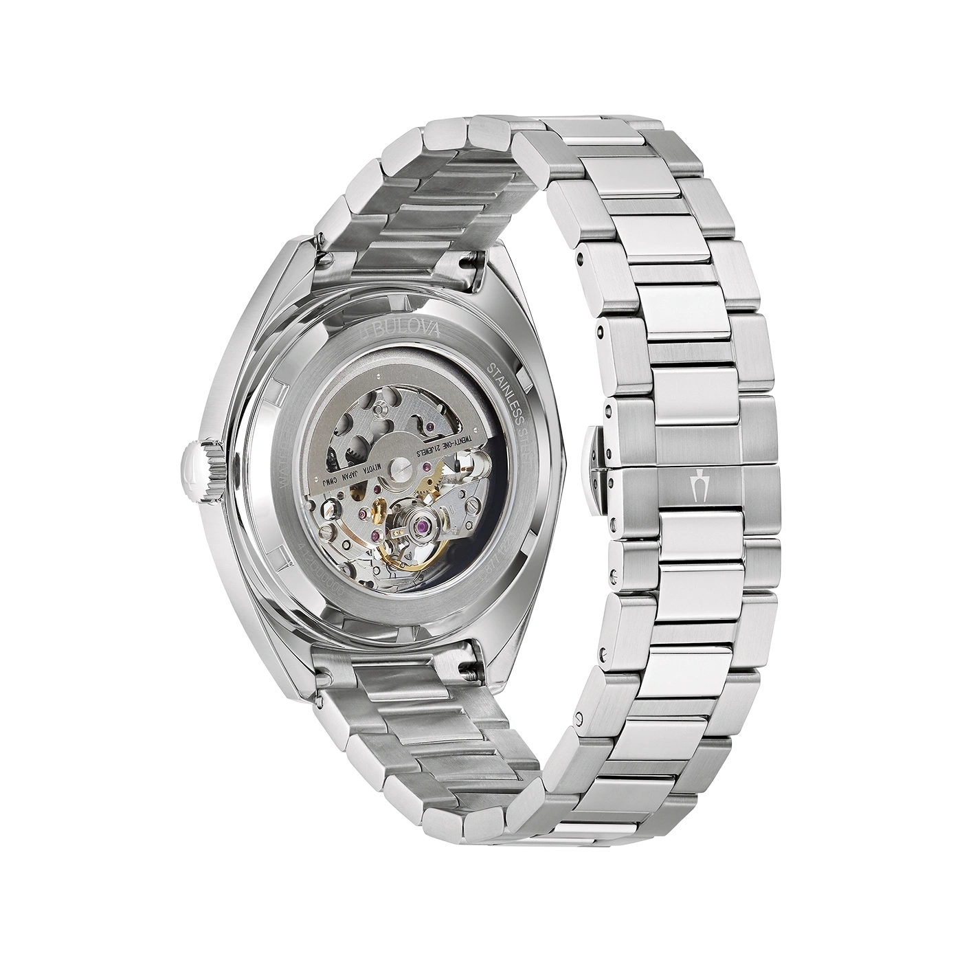 Bulova Surveyor 96A292 Herren Uhr • Automatikwerk • Skelettzifferblatt