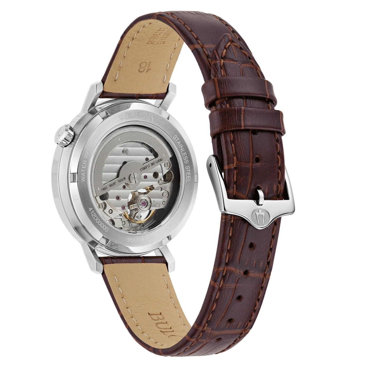 Bulova Aerojet 96A318 Herren Uhr • Automatikwerk • Edelstahlgehäuse