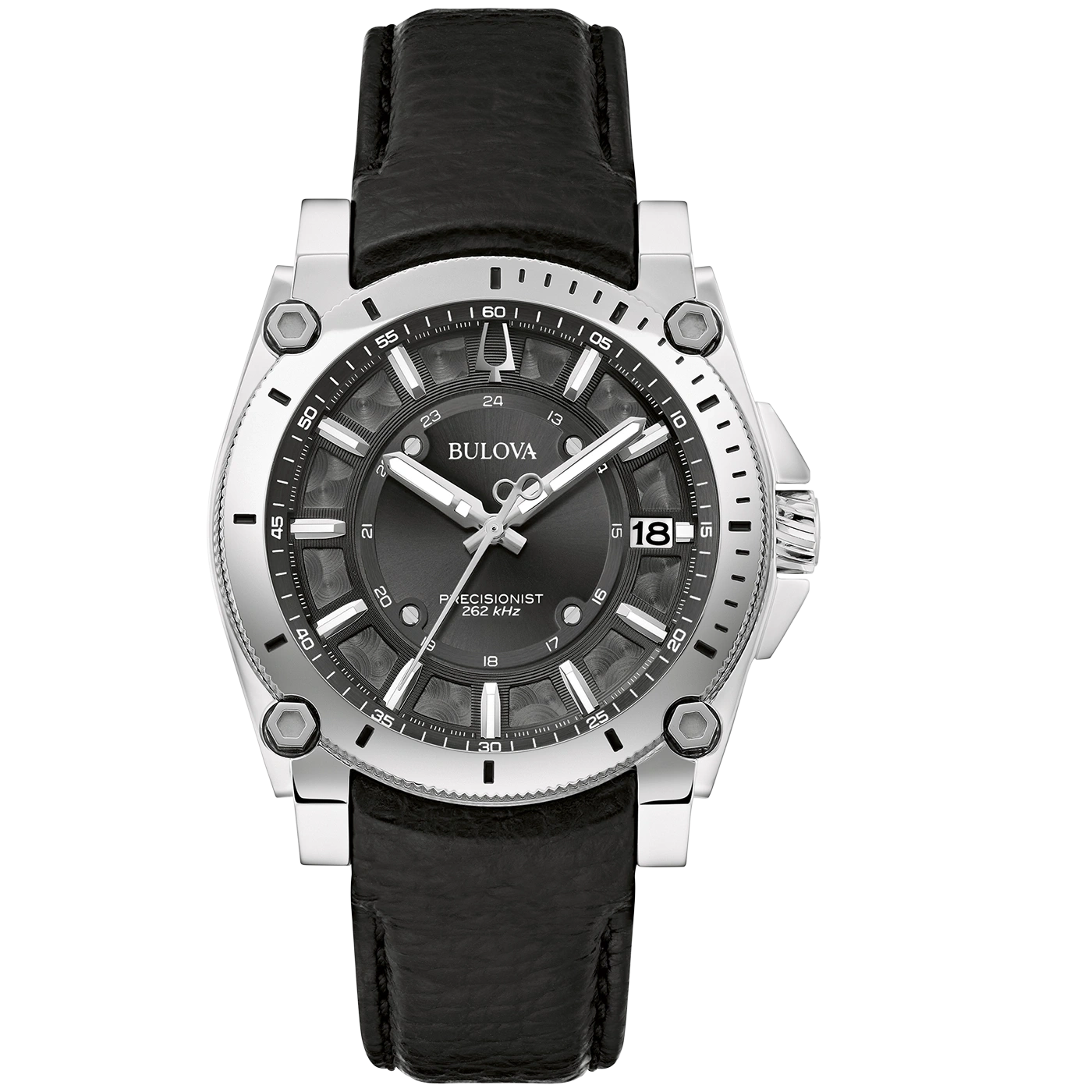 Bulova Jet Star 96B416 Herrenuhr Schwarz • Saphirglas • High Performance Quarz