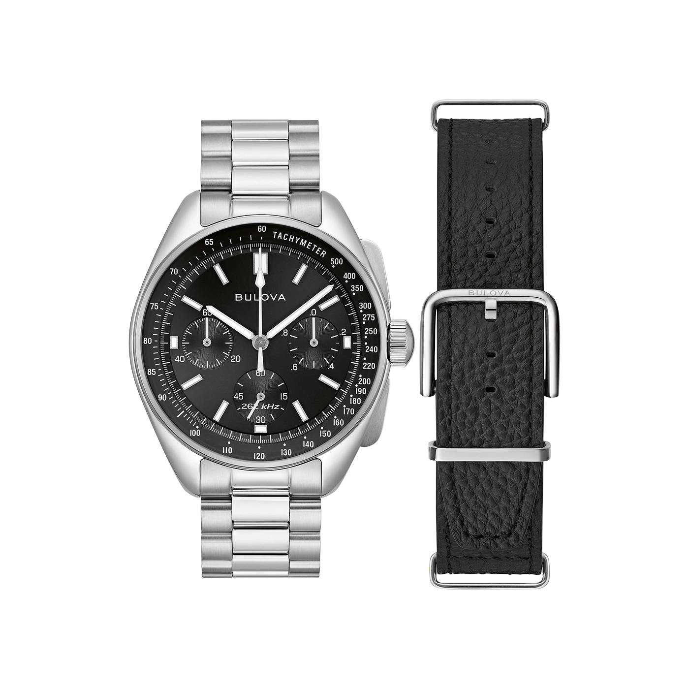 Bulova Lunar Pilot 96K111 Herren Uhr • Hochpräzises Quarzwerk • Saphirglas