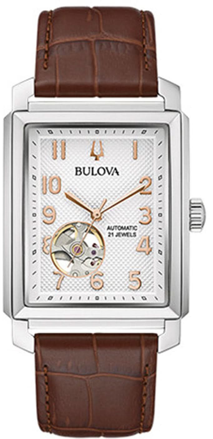 Bulova Sutton 96A268 Men's Watch • Automatic Movement • Mineral Glass