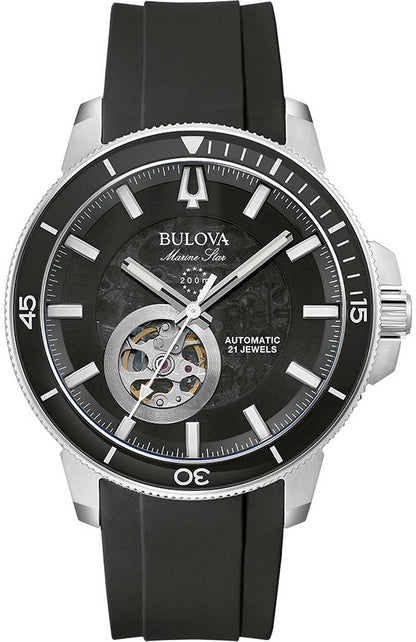 Bulova Marine Star 96A288 Herren Uhr • Automatik • 20 Bar Wasserdicht