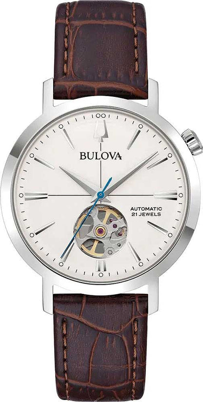 Bulova Aerojet 96A318 Herren Uhr • Automatikwerk • Edelstahlgehäuse