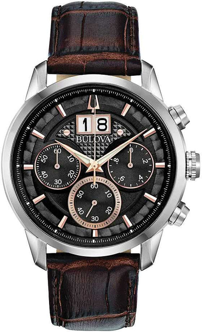 Bulova Sutton 96B311 Herrenuhr • Skelettiertes Zifferblatt • Automatikwerk