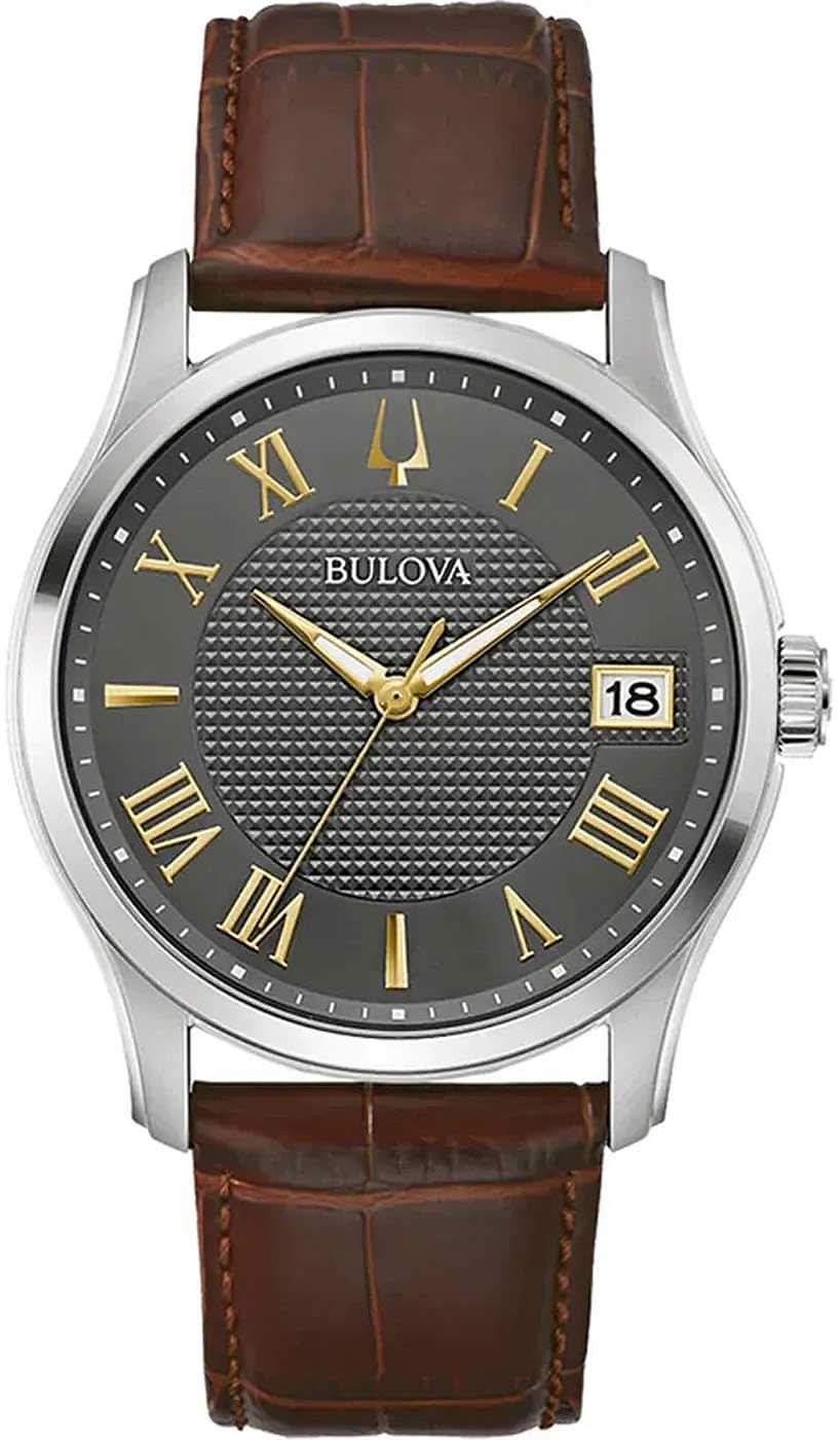 Bulova Wilton 96B389 Men's Watch • Precise Quartz Movement • Mineral Glass