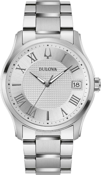 Bulova Classic 96B391 Herren Uhr • Quarz Uhrwerk • Mineralglas