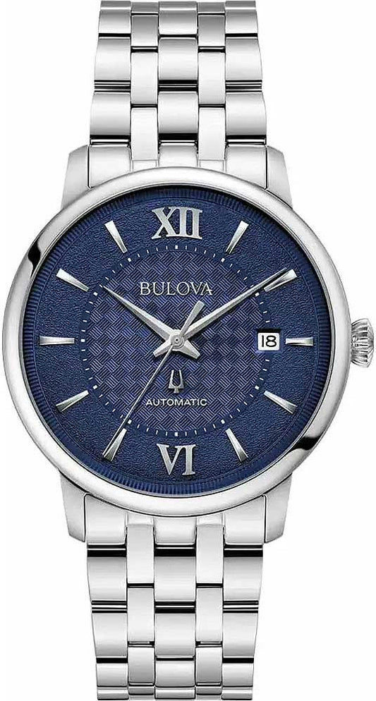 Herrenuhr, Datum, Lederband - Bulova Modell: 96B447