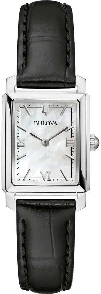 Bulova Sutton 96L330 Damen Uhr • Präzises Quarzwerk • Edles Edelstahlgehäuse