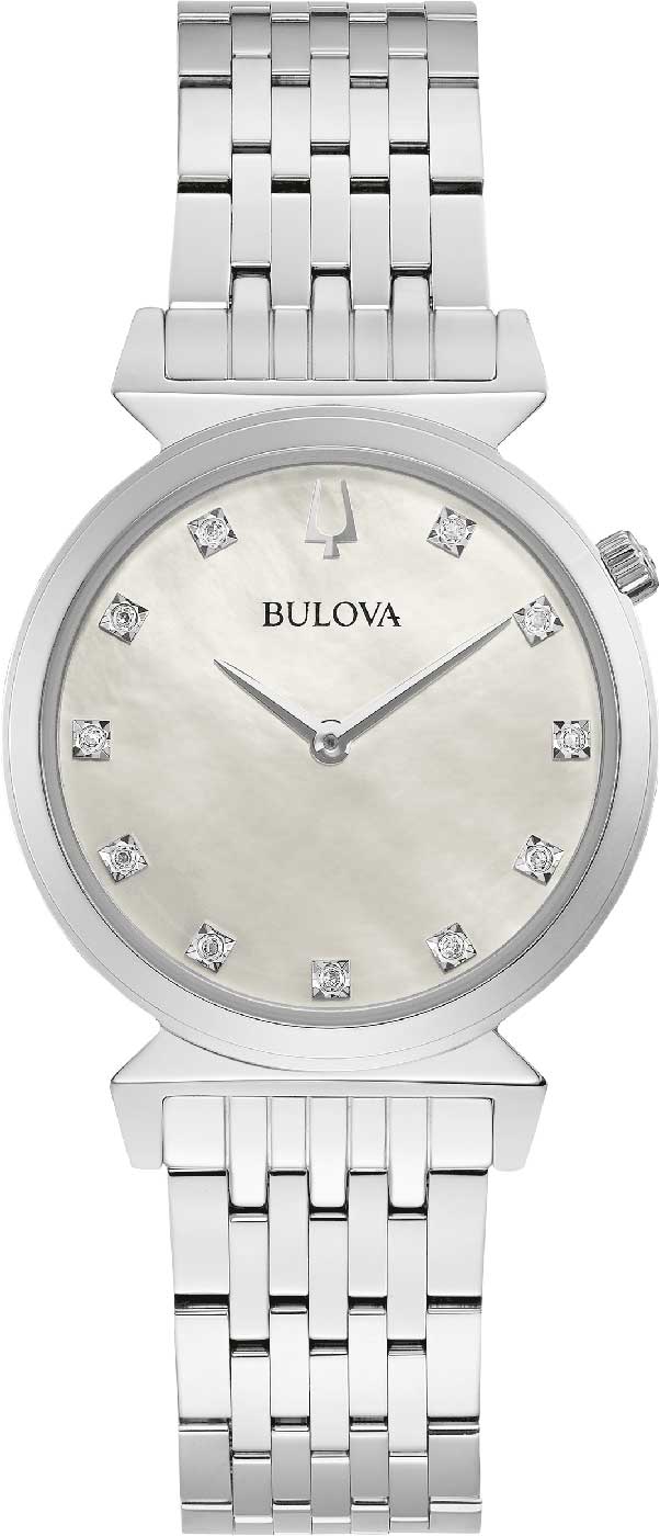 Damenuhr mit Edelsteinen - Bulova Modell: 96P216