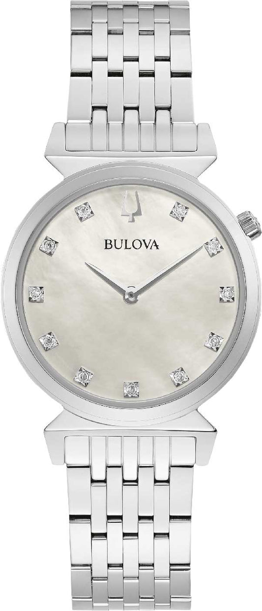 Damenuhr mit Edelsteinen - Bulova Modell: 96P216