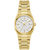 Bulova Classic 97M123 Damenuhr Weiß • Goldplattiertes Edelstahlgehäuse • Datum