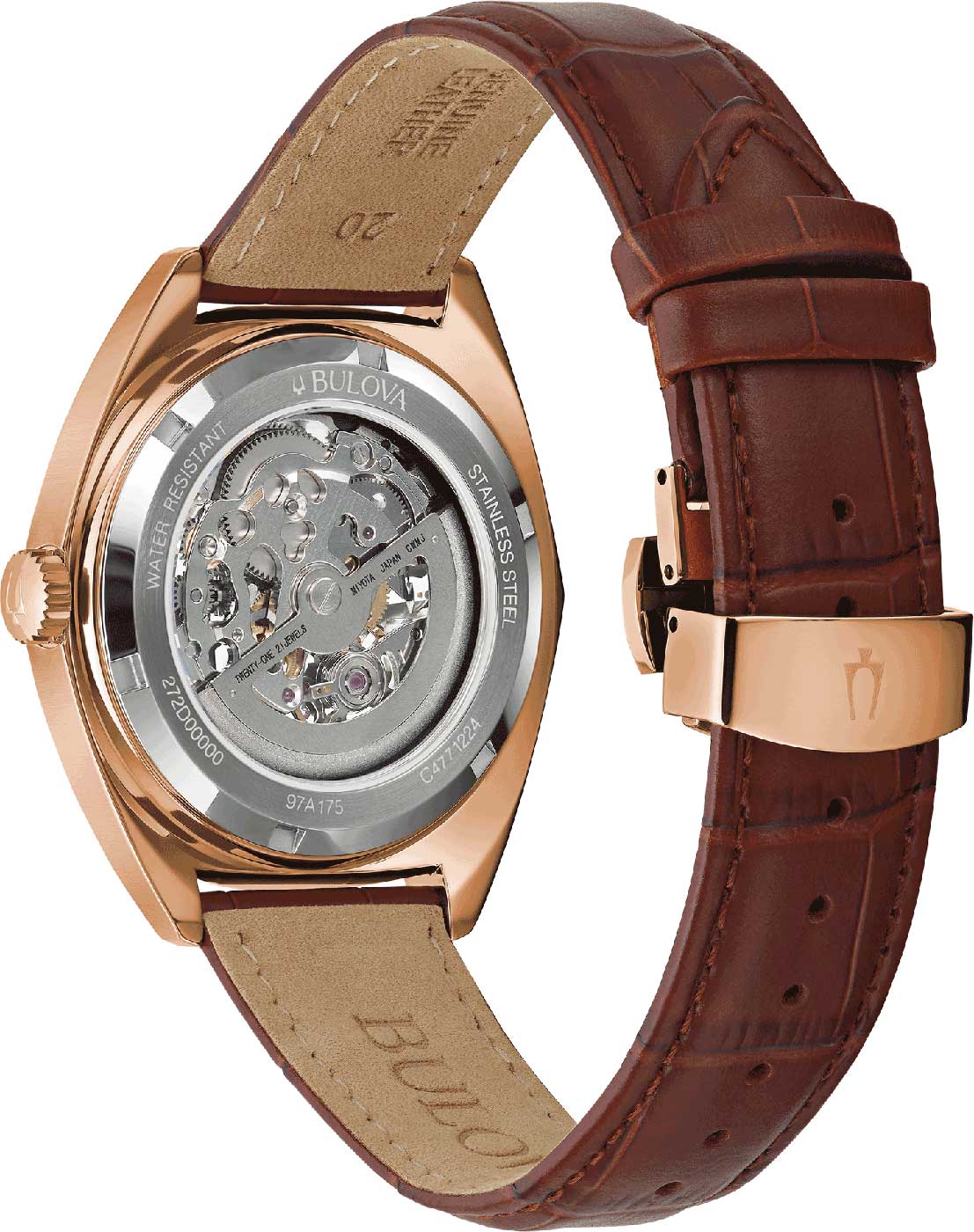 Bulova Surveyor 97A175 Herren Uhr • Automatik • Skelettiertes Zifferblatt