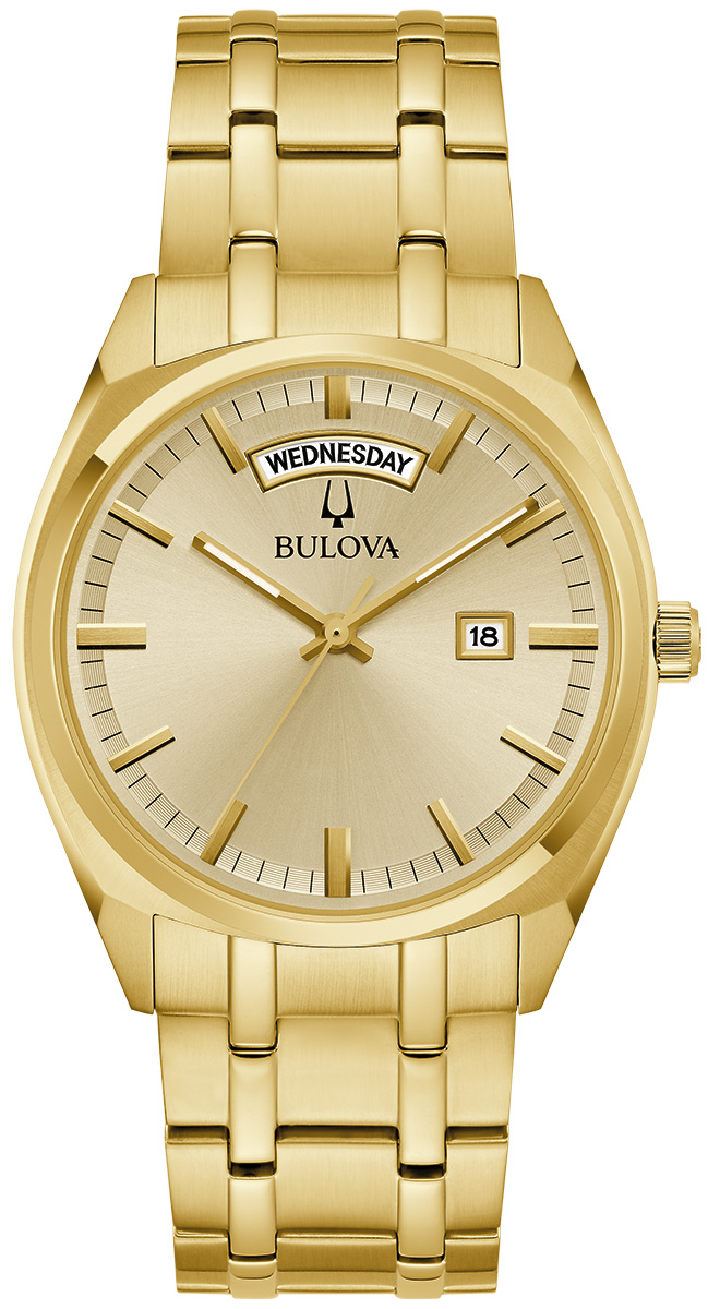 Bulova Surveyor 97C115 Herren • Mineralglas • Tag/Datum-Anzeige