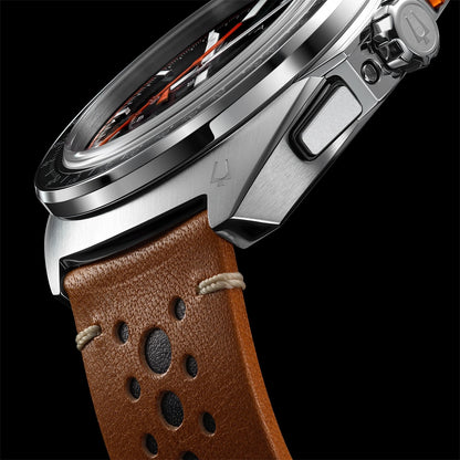 Bulova Racer Chronograph 98B427 Herren Uhr • Präzises Quarz-Chronographenwerk • Saphirglas