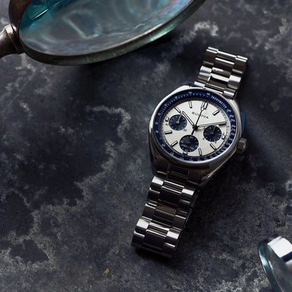 Bulova Lunar Pilot 98K112 Herren Uhr • Hochpräzises Quarzwerk • Saphirglas