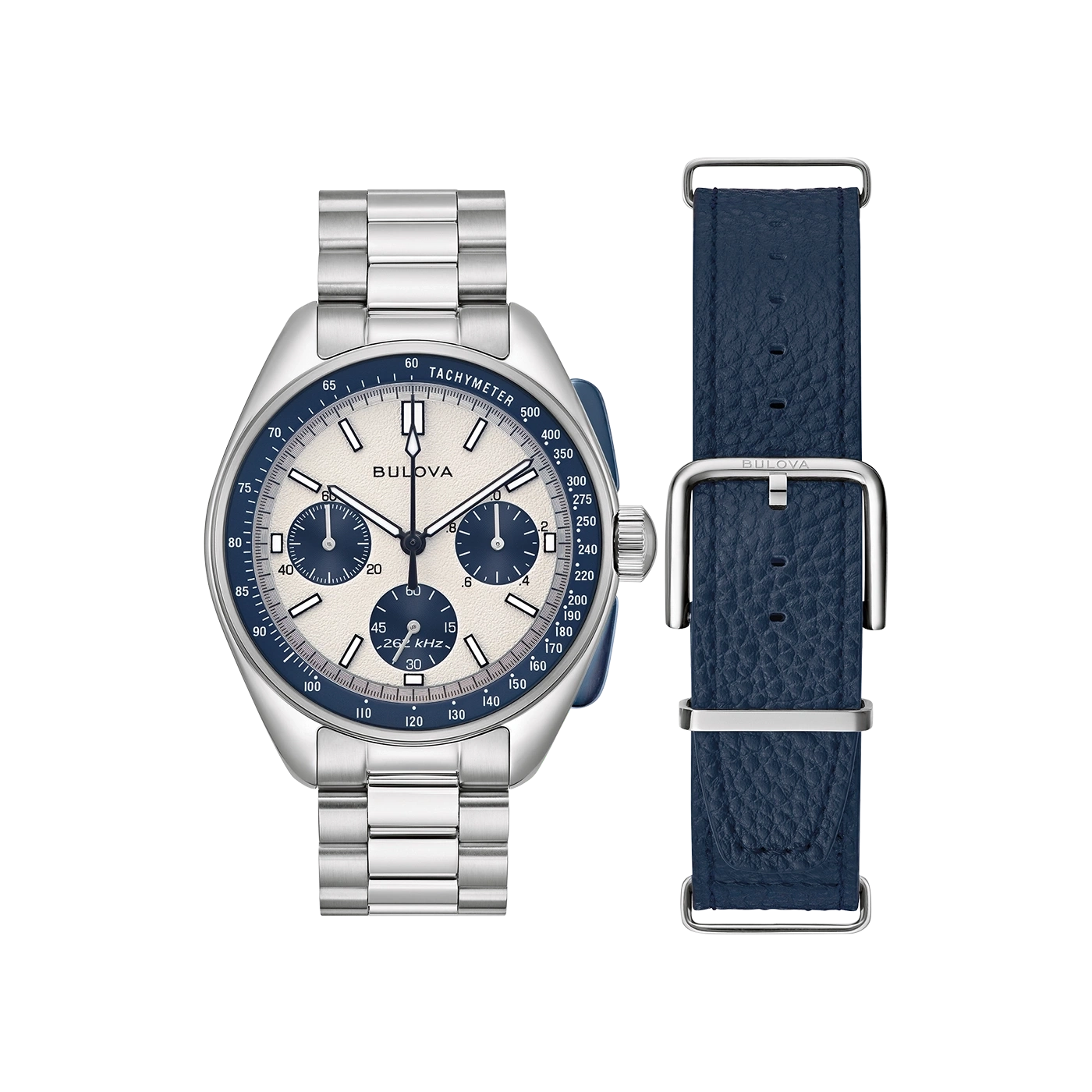 Bulova Lunar Pilot 98K112 Herren Uhr • Hochpräzises Quarzwerk • Saphirglas