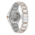 Bulova Sutton 98L313 Damenuhr Silber • Automatikwerk mit Glasboden • Bicolor Edelstahlarmband, Bild 3