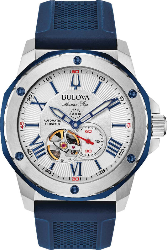 Bulova Marine Star 98A225 Herren Uhr • Automatik • Taucheruhr