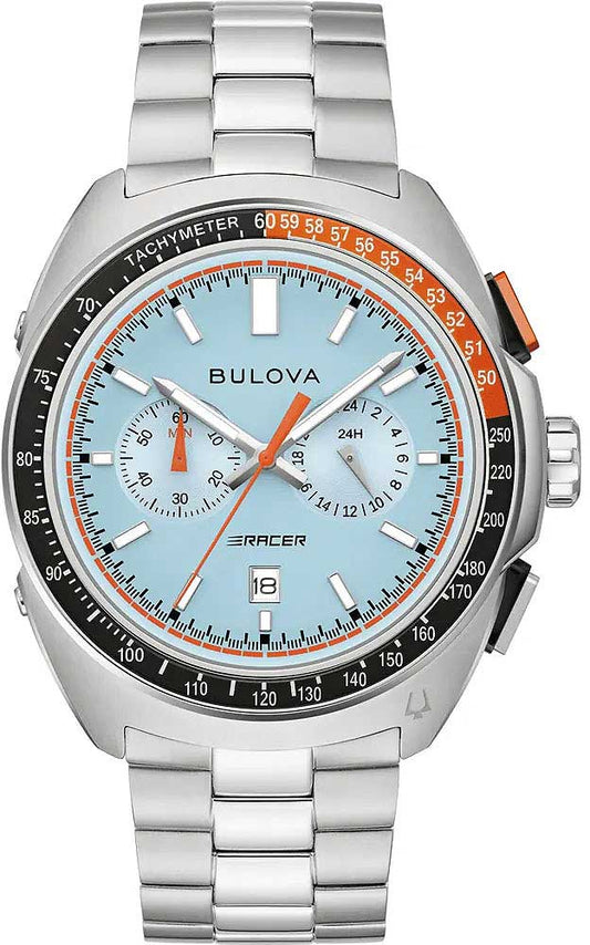 Bulova Racer Chronograph 98B432 Herren Uhr • Präzises Quarzwerk • Saphirglas