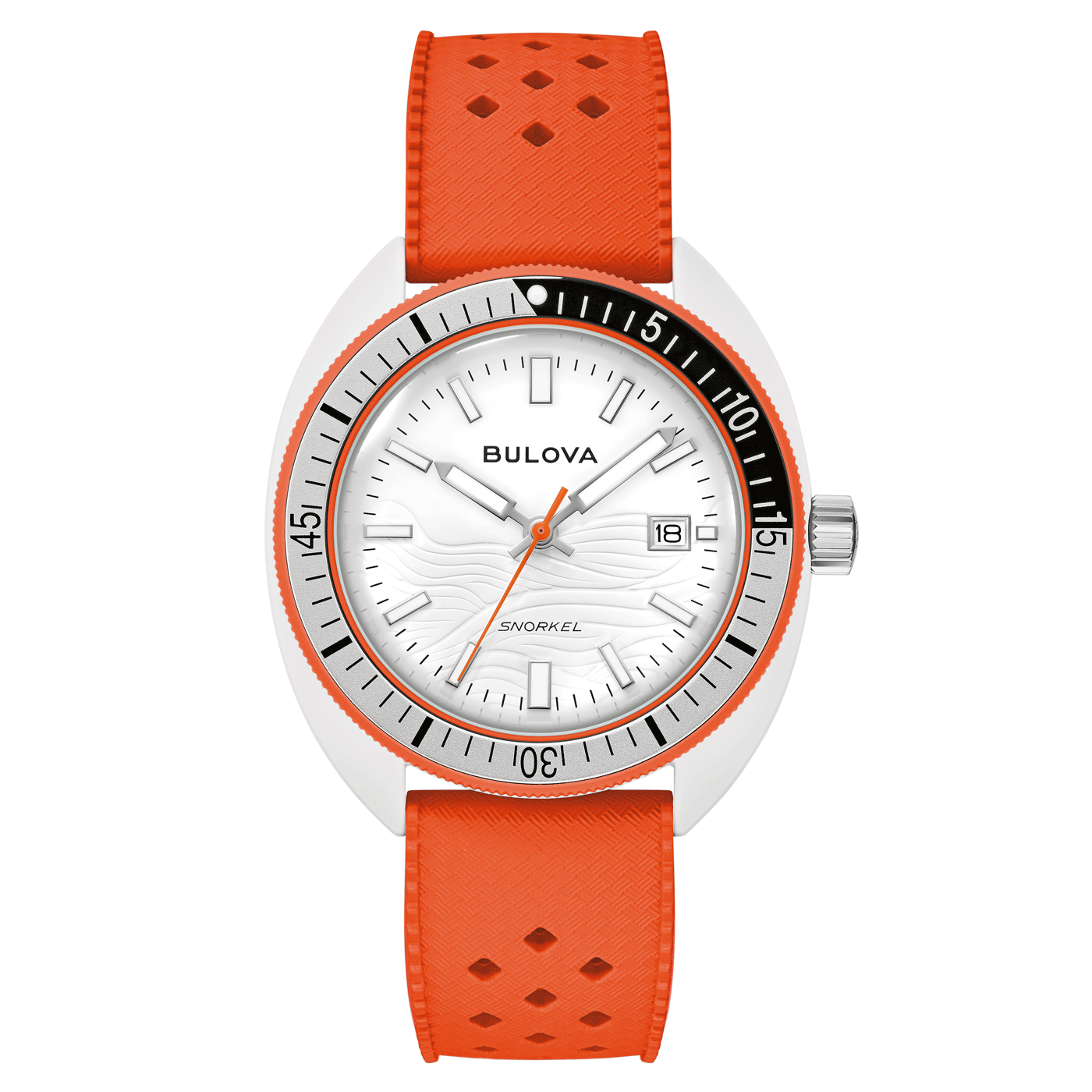 Bulova Snorkel 98B448 Men's Watch • Precise Quartz Movement • Hybrid Ceramic Case • Luminous Hands