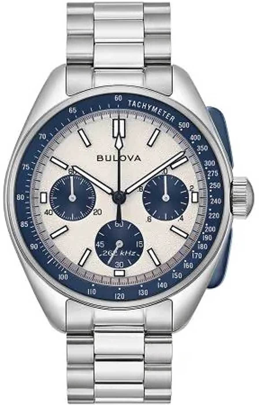 Bulova Lunar Pilot 98K112 Herren Uhr • Hochpräzises Quarzwerk • Saphirglas