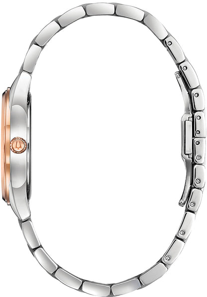 Bulova Sutton 98P183 Damen Uhr • Saphirglas • Diamantbesatz