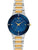 Bulova Futuro Millennia 98R273 Damenuhr Blau • Vier Diamant-Akzente • Zweifarbiges Quarzwerk-Modell