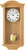 AMS Wanduhr 53x27x10 cm Holz • Quarz Uhrwerk • Westminster Melodie