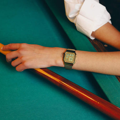 Casio Vintage A120WEG-9AEF Uhr • Gold-Design • Retro-Stil